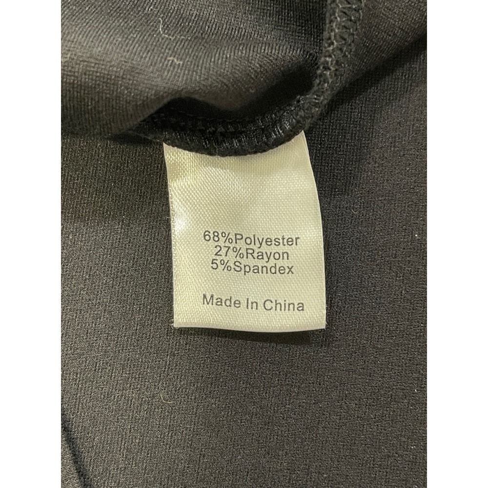 Tuckernuck Gold Button Mock Neck Dress Womens Small Black Mini Shift | Preppy - Picture 6 of 8